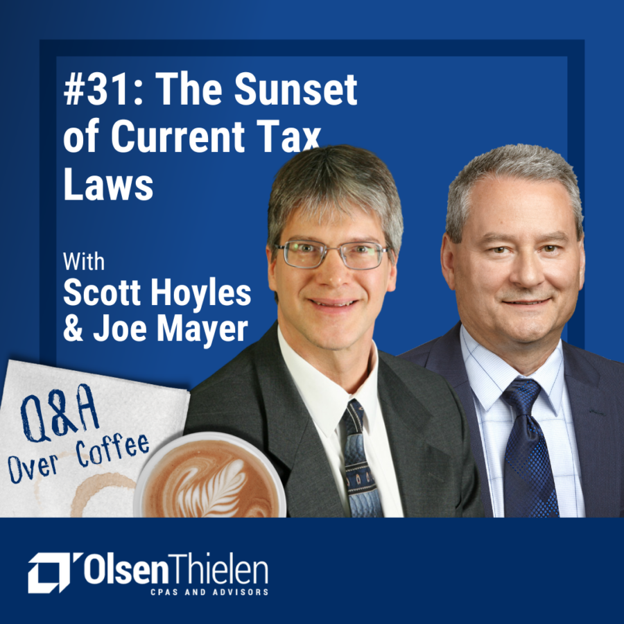 sunset of current tax laws